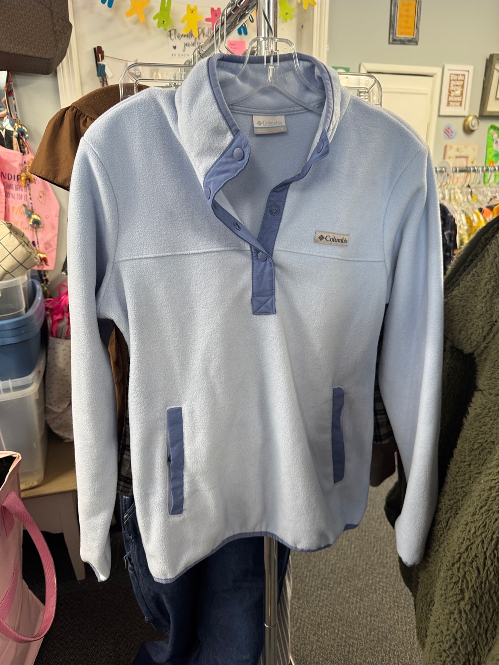 Columbia fleece sweatshirt S // 091607
